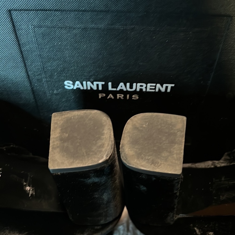 Saint Laurent Gorgeous Black boots, 8 1/2 B - Picture 5 of 10